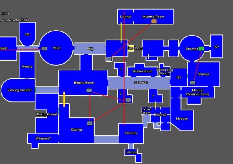 Карта Among Us - Дирижабль